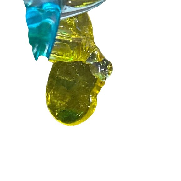 Glass Duck Figurine With Multicolor Beak & Feet - Picture 7 of 7